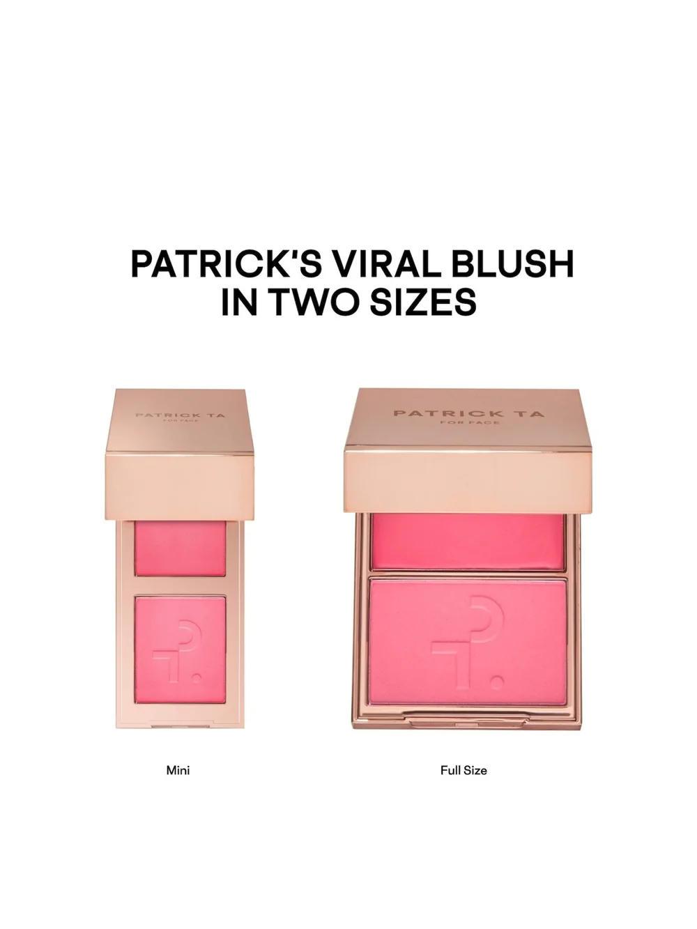Patrick Ta Luxe Pink Cream-to-Powder Blush Duo In Shade She's That Girl